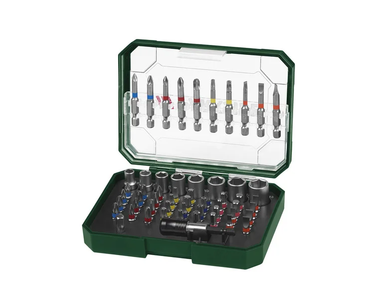 PARKSIDE® Set d'embouts ou set d'embouts et de clés à douille PBS3 A2